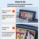 Car License Plate Frame Plate Holder Anti-Collision License Plate Frame, US