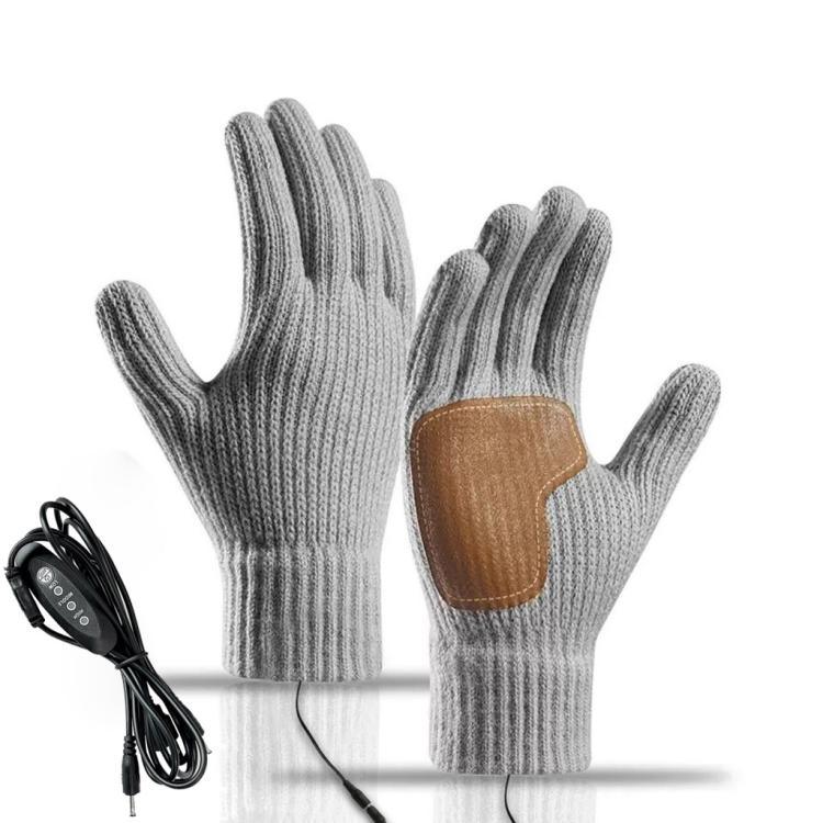 Full-Finger Heated Gloves Touchscreen-Compatible, Non-Slip Thermal Gloves for Men Women, Constant Temperature Edition Black, Constant Temperature Edition Gray, 3-Level Adjustable Temperature Black, 3-Level Adjustable Temperature Gray