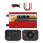 XUYUAN 12V / 24V To 110V Pure Sine Wave Inverter Power Inverter US Plug, 800W Black, 1400W Black, 2000W Black, 3000W Black, 3600W Black, 4000W Black, 800W Red, 1400W Red, 2000W Red, 3000W Red