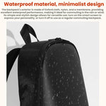 DIY Pattern Backpack With Illuminated LED Display Waterproof Schoolbag
