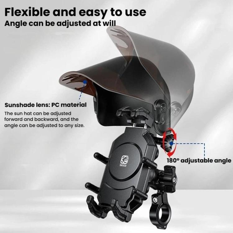 Bike Phone Mount Sun Visor Bike Mount Rainproof Helmet, Kewig ZYM-2