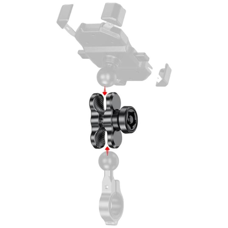 J5 Metal Clamp Arm Anti-Theft Heightening Connecting Rod Phone Mount Height-Extending Accessory, J5 Metal Clamp Arm
