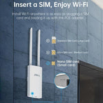COMFAST Plery R702 Outdoor 4G LTE Wireless Router IP66 Waterproof Universal SIM Support, EU Plug, US Plug, UK Plug, AU Plug