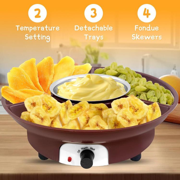 Home Party Chocolate Fondue Pot Electric Fountain Melting Tower, US Plug, EU Plug, UK Plug, AU Plug