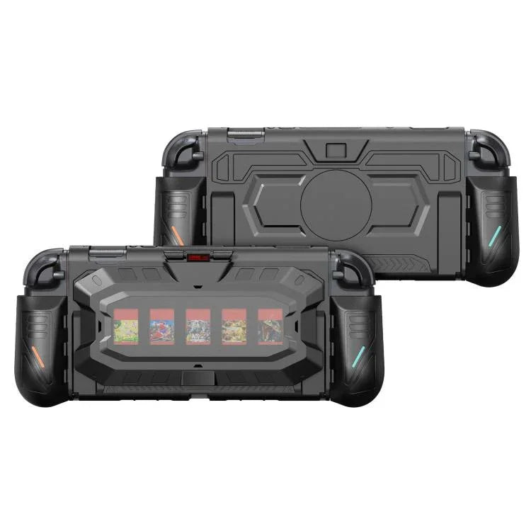 For Nintendo Switch 2 STARTRC GAMES Mech Protective Case Machine Removable Game Card Storage Back Case, Mech Protective Case