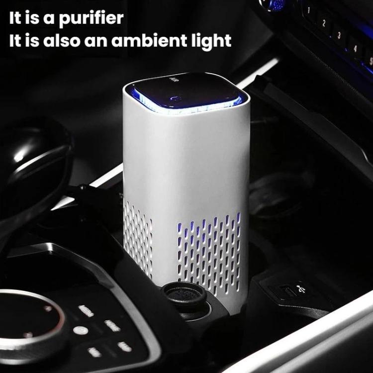 Car Air Purifier Home Office Desktop Negative Ion Compact USB Odor Purifier, A1