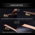 Mini Copper Edge Oil Box DIY Leather Tools
