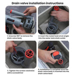 Toilet Tank Universal Flush Waterer Toilet P, Water Inlet Valve, 20cm Drainage Valve, 24cm Drainage Valve, 28cm Drainage Valve, Water Inlet Valve+20cm Drainage Valve, Water Inlet Valve+24cm Drainage Valve, Water Inlet Valve+28cm Drainage Valve