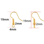 50pcs Stainless Steel Ear Stud & Earring Hooks DIY Jewelry Accessories, Steel Straight Bar, Gold Straight Bar, Steel Cross, Gold Cross