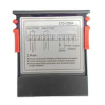 ETC-200+ Digital Temperature Controller with Refrigeration, Heating, Defrost Delay & Alarm, 220V English Version, 110V  English Version