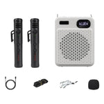 DIYO-1125 Multifunctional Outdoor High-Volume Microphone With Battery Display Teacher Classroom Voice Amplifier, Wireless Single Mic White, Wireless Single Mic Black, Wireless Single Headwear White, Wireless Single Headwear Black, Wireless Dual Mic Whi...