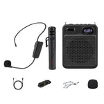 DIYO-1125 Multifunctional Outdoor High-Volume Microphone With Battery Display Teacher Classroom Voice Amplifier, Wireless Single Mic White, Wireless Single Mic Black, Wireless Single Headwear White, Wireless Single Headwear Black, Wireless Dual Mic Whi...
