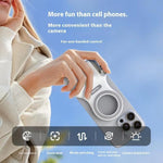 TELESIN Magnetic Phone Mounting Aid Photography Handle Remote Control Assistant, White Camera Grip+Silver Fill Light, White Camera Grip+Tripod+Silver Fill Light, White Camera Grip+White Fill Light, White Camera Grip+Tripod+White Fill Light             ...