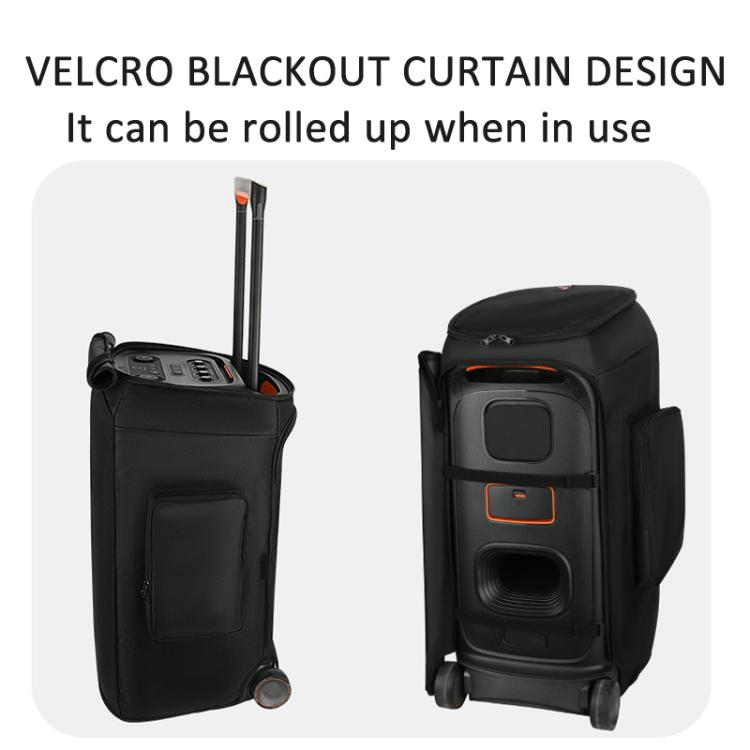 For JBL Partybox Stage 320 Speaker Upgraded Cover with Dual Side Pockets Nylon Mesh Case, Upgraded Cover