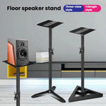 Metal Floor Speaker Stand Monitor Surround Tripod For Studio & Desk, LKT-610, LKT-640