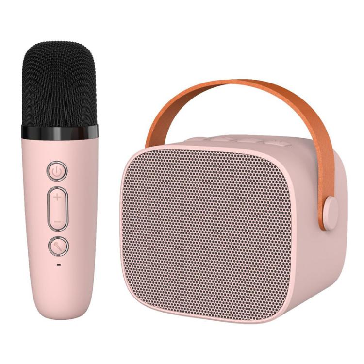 Portable Bluetooth Speaker With Detachable Microphone Kids Family Karaoke Set, Sky Blue Dual Mic, Pink Dual Mic, White Dual Mic, Sky Blue Single Mic, Pink Single Mic, White Single Mic