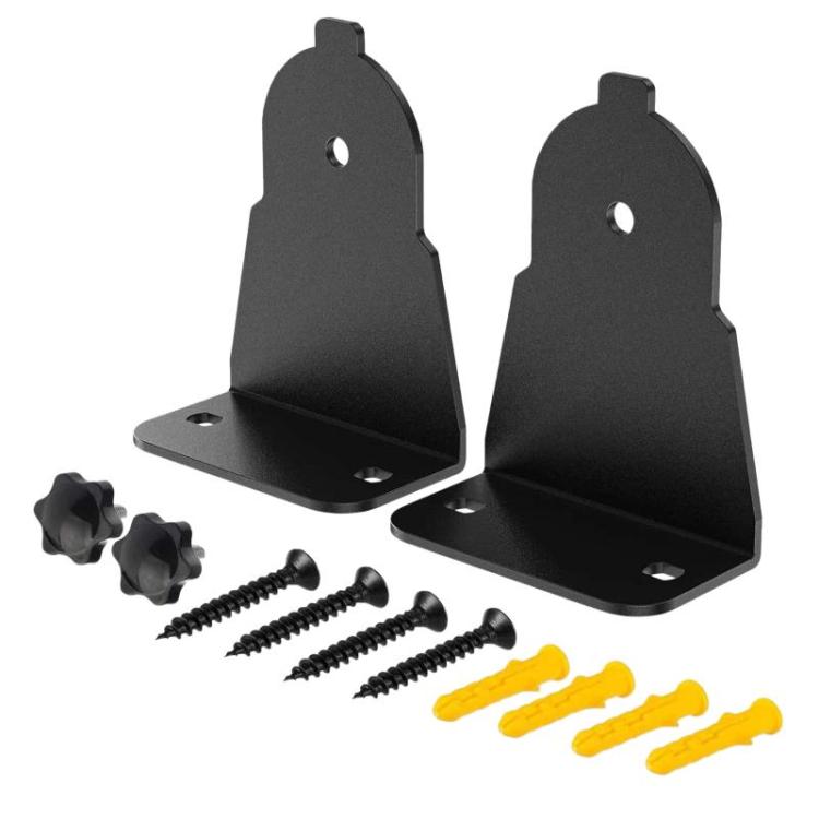 JJ-8007-B-0 2pcs For Samsung Curved Soundbar Wall Mount Speaker Bracket, For Samsung Curved Soundbar