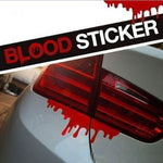 Cool Car Stickers Red Blood DIY Vehicle Body Emblem Badge Car Styling Sticker Car-covers, Red Blood