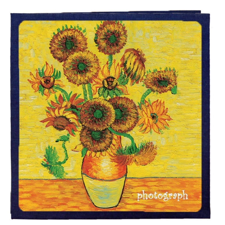 Retro Art DIY Handmade Photo Album Self-Adhesive Film Album, 16 inch Blossom, 16 inch Bouquet, 16 inch Landscape, 16 inch Starry Night, 16 inch Ride The Wind And Waves, 16 inch Back To Nature, 16 inch Sunflower, 16 inch Starry Sky, 16 inch Apricot Blos...