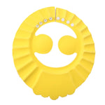 3 PCS Safe Baby Shower Cap Kids Bath Visor Hat Adjustable Baby Shower Cap Protect Eyes Hair Wash Shield for Children Waterproof Cap, Yellow+earflaps, Blue+earflaps, Yellow+wave, Blue+wave, Yellow+Round, Blue+Round, Pink+wave, Pink+earflaps, Pink+Round