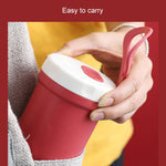 Creative Plastic Breakfast Drink Porridge Soup Anti-scald Microwave Oven Soup Cup