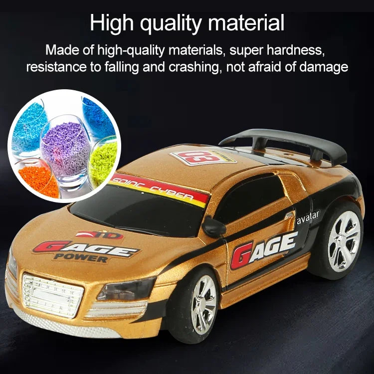 Coke Can Mini RC Car Radio Remote Control Micro Racing Car, Green+White, Black, Green, Red, Blue, Yellow, Gold, Black+Orange
