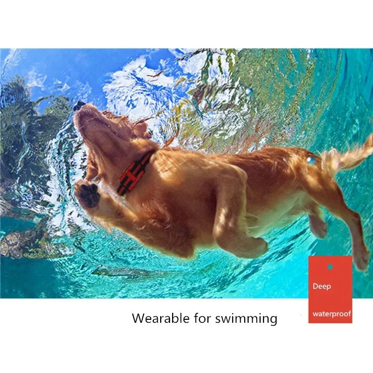 500m Dog Training Bark Stopper Remote Control Electric Shock Waterproof Electronic Collar