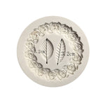 2 PCS Rose Garland Rose Leaf Silicone Fondant Mold Cake Edging Decoration Tool Baking Glue Mold