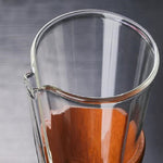 Heat Resistant Glass Coffee Pot Convenient Hand Made Pot, 600ml Coffee Pot, 600ml Coffee Pot with Strainer