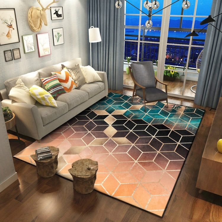 Geometric Pattern Bedroom Door Rug Decorative Mat, 40x60cm, 45x75cm, 60x90cm, 40x120cm, 80x120cm, 80x160cm, 100x160cm, 150x200cm, 160x230cm