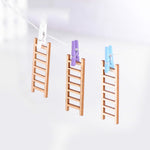 5pcs Simulation Ladder Decoration Wooden Staircase Corridor Micro Landscape Succulent Potted DIY Decorations, Simulation Ladder Decorations