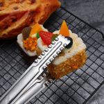 Stainless Steel Food Clip Bread Barbecue Clip Steak Buffet Clip, Size:9 inches, 9 inches, 12 inches