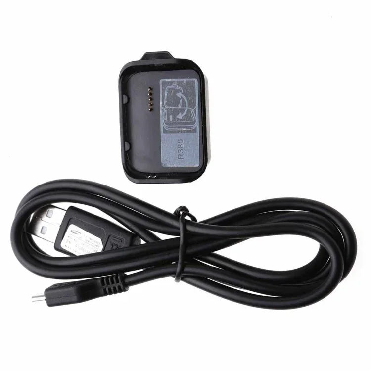 For Samsung Gear 2 R380 Charging Cradle Dock Charger with USB cable(Black)