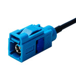 20cm SMA Male Elbow to Fakra Z Female Connector Adapter RG174 Cable, SMA Male Elbow to Fakra Z Female