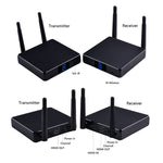 Measy FHD686 Full HD 1080P 3D 5-5.8GHz Wireless HDMI Transmitter (Transmitter + Receiver) with Display, Supports Infrared Remote Control & Wireless Same Screen Function, Transmission Distance: 200m, FHD686 with Display