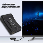 SCART to RF Video Converter, Support RF67.25MHz, 61.25MHz, SCART to RF