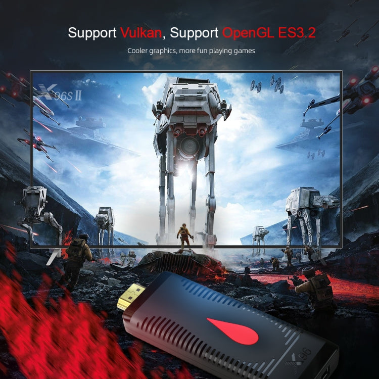 X96 S400 Android 10.0 Mini TV Stick, Allwinner H313 Quad Core ARM Cortex A53, 1GB + 8GB, Support WiFi, HDMI, TF Card, USB, 1GB+8GB