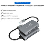 Z31 HDMI Female to HDMI Female + Audio + USB 2.0 Video Capture Box, Z31