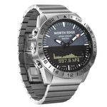 North Edge GAVIA Men Outdoor Sport 50m Waterproof Smart Digital Watch Diving Watch, Support Barometer & Pedometer, GAVIA