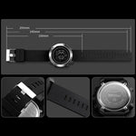 SKMEI 1426 Multifunctional Outdoor Fashion Noctilucent Waterproof Black Machine Rubber Ring Digital Watch, Black Machine Rubber Ring, 1426 Black Machine Rubber Ring