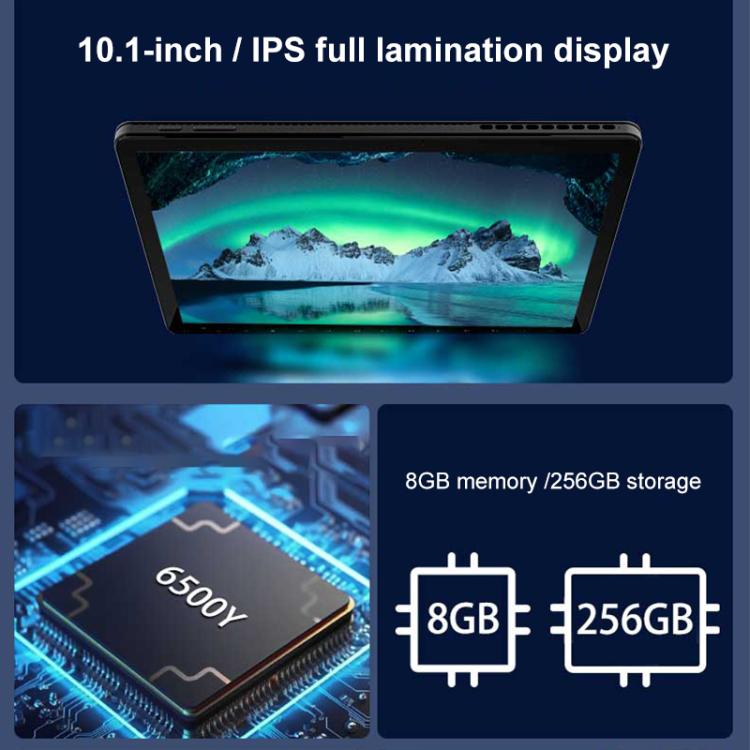 Jumper EZpad V10 Plus Tablet PC, 8GB+256GB, 10.1 inch Windows 11 OS Intel Pentium Gold 6500Y Dual Core, US Plug, 8GB+256GB