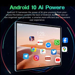 BDF P70 10.1 inch 4G LTE Tablet PC, 4GB+64GB, Android 10 MTK6750 Octa Core, Support Dual SIM, UK Plug, 6GB+128GB, UK Plug