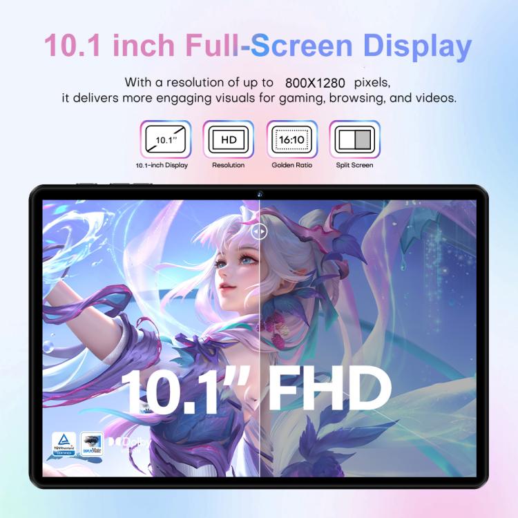 Pad 8 Pro 10.1 inch 4G LTE Tablet PC Combo Set, 4GB+32GB, Android 10 MT6755 Octa Core, with Keyboard / Mouse / Leather Case, US Plug, US Plug