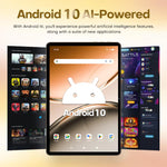 Pad 8 Ultra 10.1 inch 3G Phone Call Tablet PC, 3GB+32GB, Android 10 MTK6755 Quad Core, US Plug, US Plug