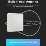 UHF RFID Long Range 9dBi Integrated Reader with E710 Chip, Style: Built-in Heating Constant Temperature Module, Built-in Heating Constant Temperature Module