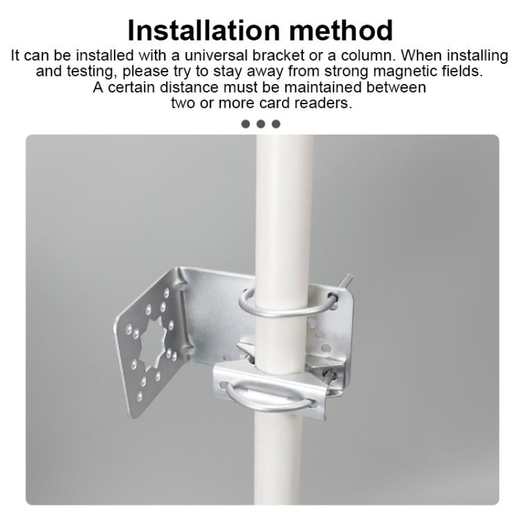 UHF RFID Long Range Integrated Reader with Built-in 9dBi Antenna, Style: Add WiFi Communication, Add WiFi Communication