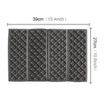 2 PCS Portable Folding Cellular Massage Cushion Outdoors Damp Proof Picnic Seat Mats EVA Pad, 2 PCS (Dark green), 2 PCS (Grass green), 2 PCS (Orange), 2 PCS (Blue), 2 PCS (Purple), 2 PCS (Red)