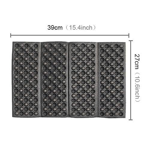 2 PCS Portable Folding Cellular Massage Cushion Outdoors Damp Proof Picnic Seat Mats EVA Pad, 2 PCS (Orange), 2 PCS (Blue), 2 PCS (Purple), 2 PCS (Red), 2 PCS (Dark green), 2 PCS (Grass green)