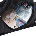 Pure Color Multi-function Pockets Waterproof Chest Bag Waist Sports Bag