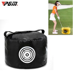 PGM Multi-Function Golf Power Impact Waterproof Practice Training Smash Hit Strike Bag Trainer Exercise Package, Size: 26 x 44cm, HL002 Black, HL002 Yellow
